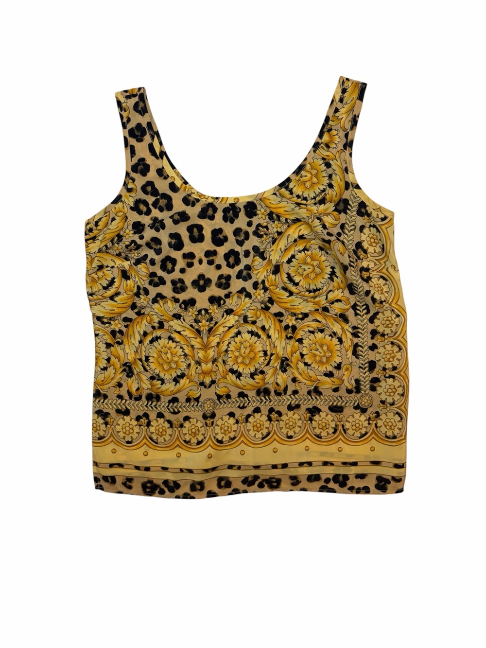 ✨ ABS California Leopard & Baroque Print Tank Top ✨